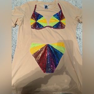 Queen of Sparkles coverup, size Medium. Never worn.